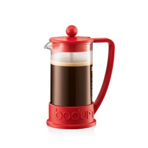 BODUM French Press Coffee Maker, 3 cup, 0.35 l, 12 oz Red
